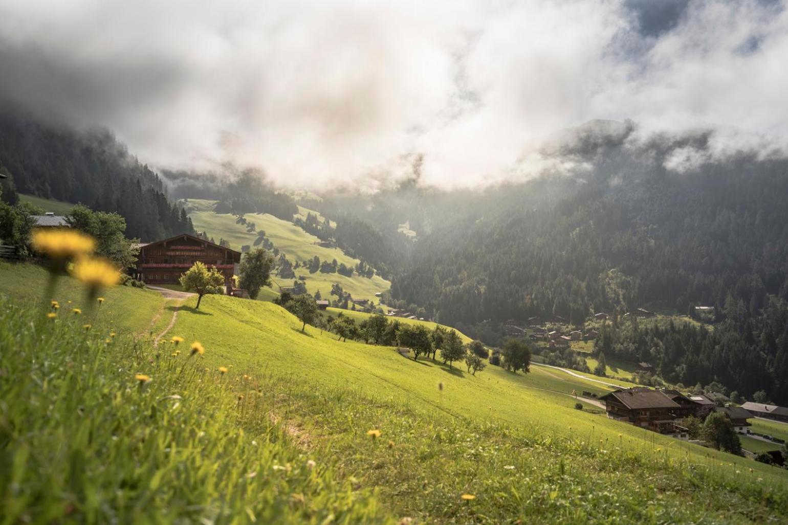 Ferienwohnung Haus Hislop Inneralpbach Exterior foto
